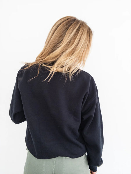 TX RAW HEM SWEATSHIRT