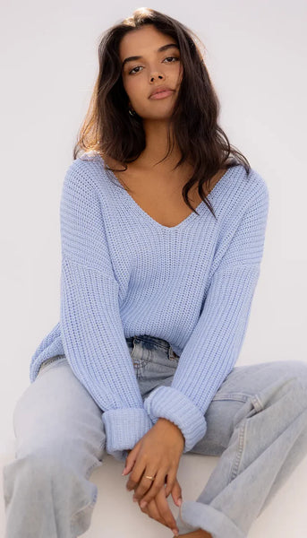 Spencer V-Neck Knit Sweater