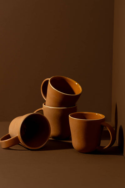 Handcrafted Stoneware Coffee & Tea Mug | Osun 10 oz: Matte Black