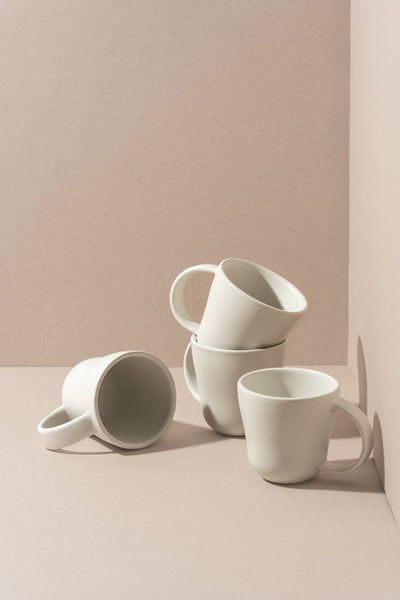 Handcrafted Stoneware Coffee & Tea Mug | Osun 10 oz: Matte Black
