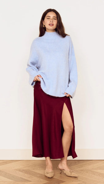 Lumiere Bias Midi Skirt