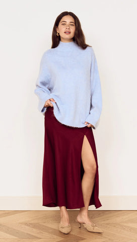 Lumiere Bias Midi Skirt