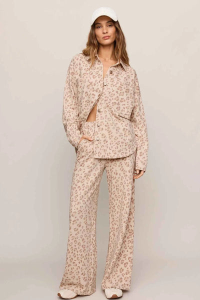 All Day Knit Leopard Jacket