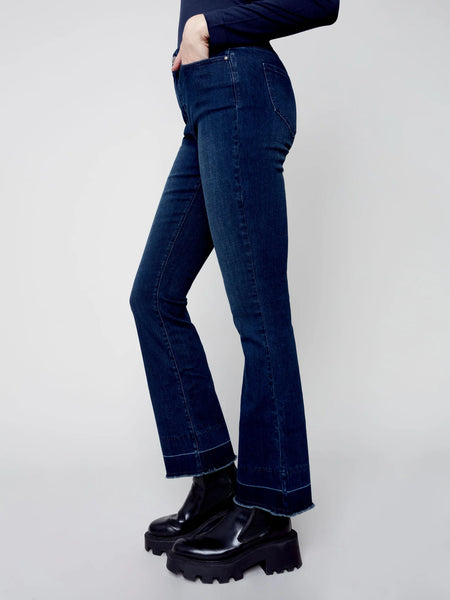 FLARE JEAN WITH CONTRAST CUFF