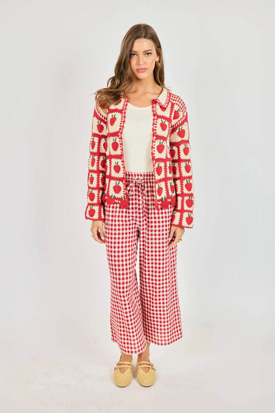 Berrylicious Crochet Cardi