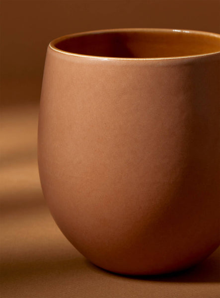 Handamde Stoneware Coffee & Tea Cup | Epa 15 oz: Matte White
