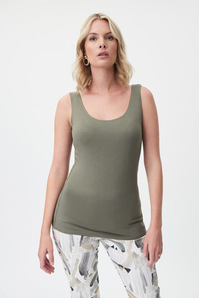 Jersey Solid Sleeveless Top