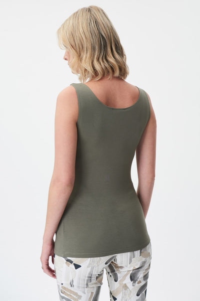 Jersey Solid Sleeveless Top
