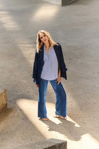 Goldie Classic Wide Leg Jean