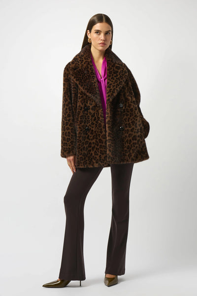 Jennifer Faux Fur Leopard Jacket