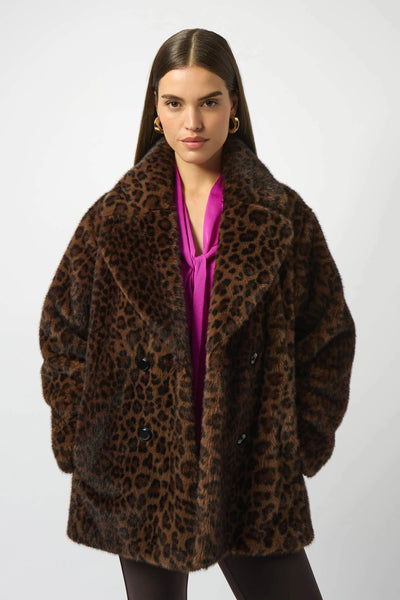 Jennifer Faux Fur Leopard Jacket