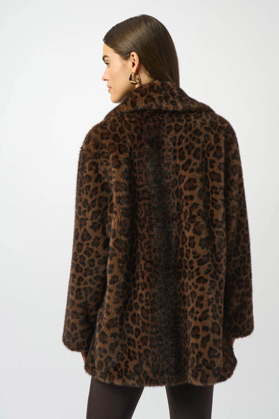 Jennifer Faux Fur Leopard Jacket