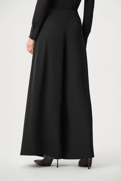 Tess Woven Twill Wide-Leg Pants