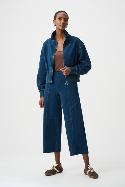 Heather Pull On Denim Pant