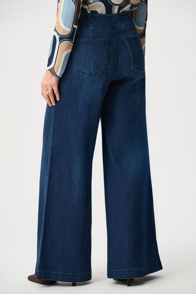 Featherweave Denim Palazzo
