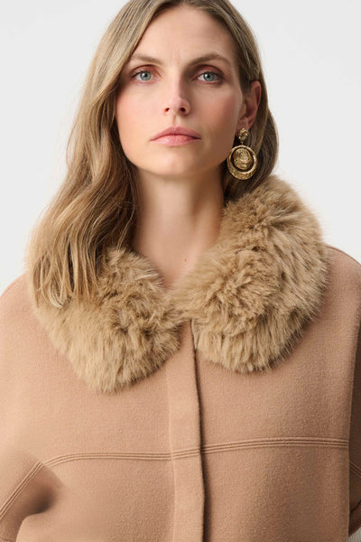 Rinna Jacket With Detachable Fur Collar