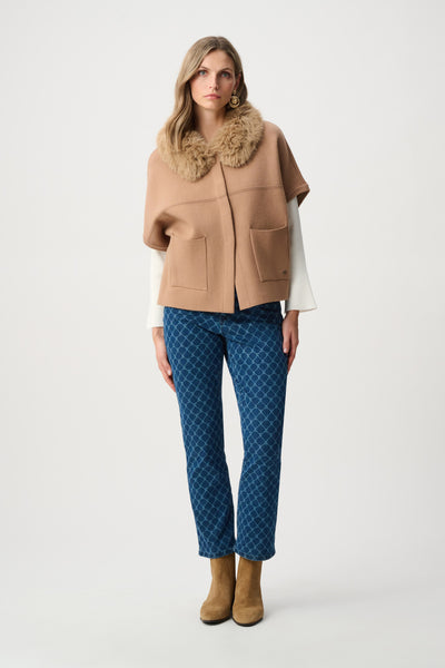 Rinna Jacket With Detachable Fur Collar