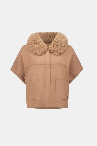 Rinna Jacket With Detachable Fur Collar