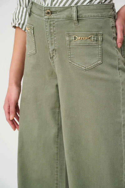 Featherweave Denim Palazzo Jeans