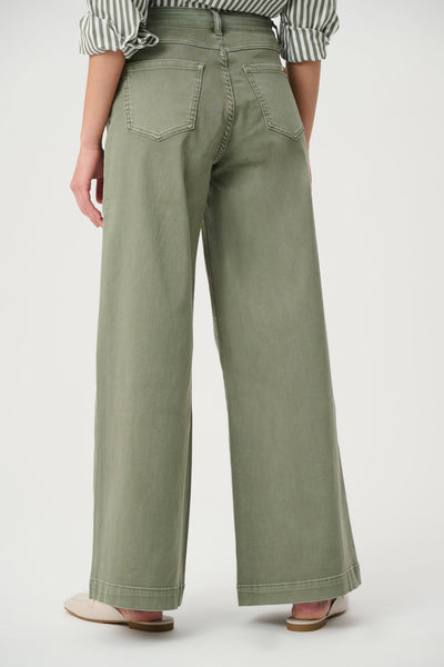 Featherweave Denim Palazzo Jeans