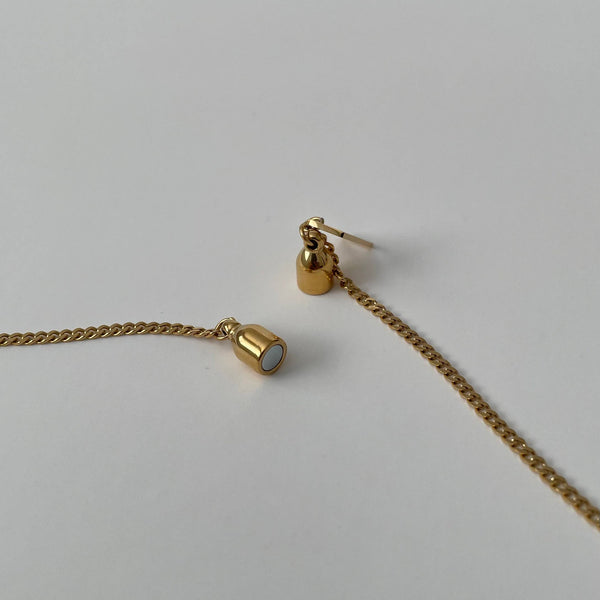 Wishbone Necklace- Gold
