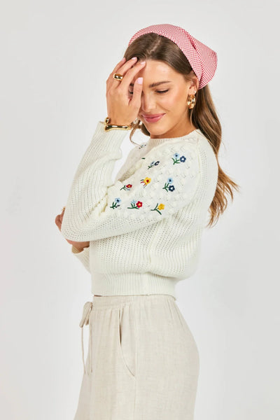Bettie Embroidered Sweater