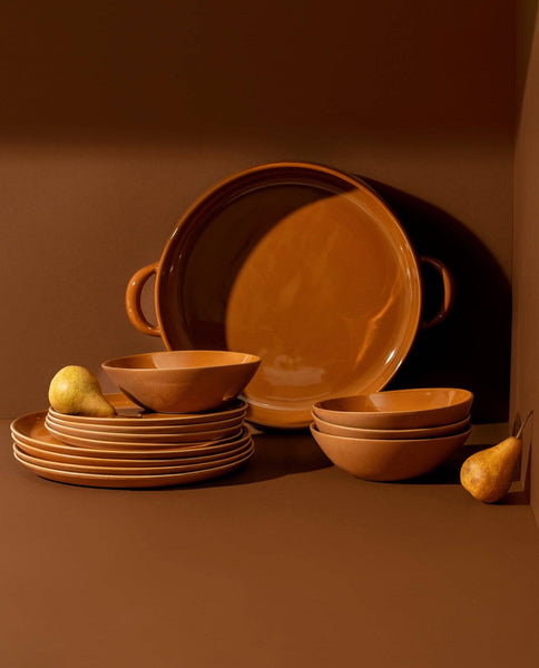 Family Feast Dinnerware Set: Matte White