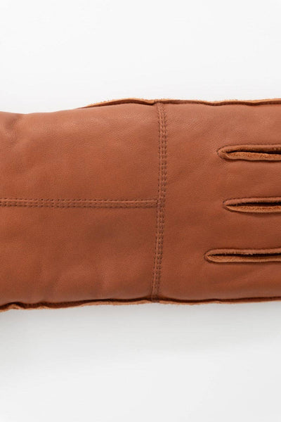 COLWOOD LEATHER GLOVES - Camel
