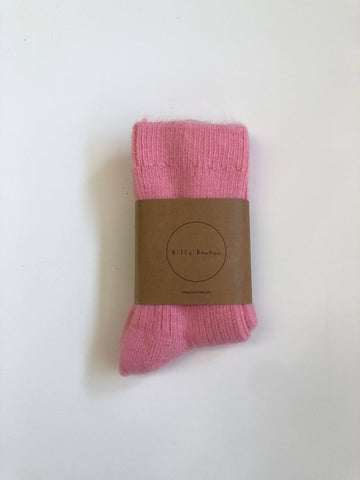 ANGORA WOOL SOCKS - snow pastel: Tulip 🌷 / One size - M/L