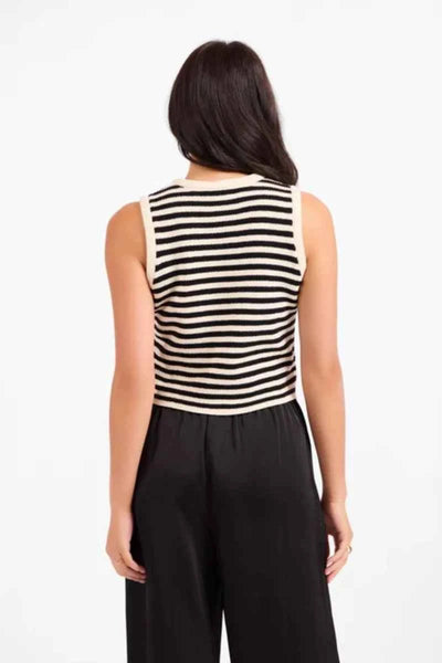 Manon Stripe Sweater Vest