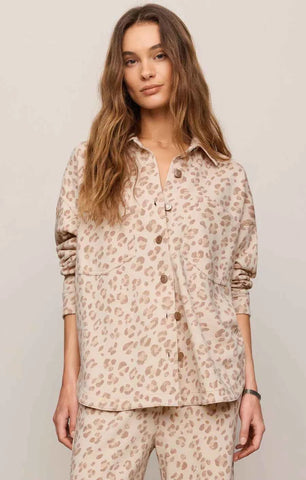 All Day Knit Leopard Jacket