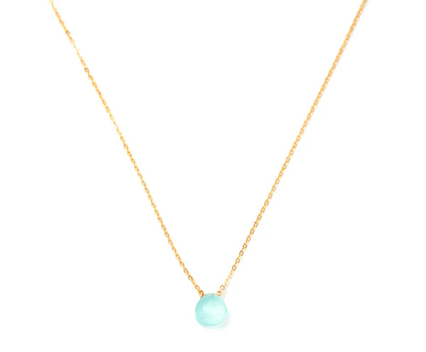 MINT GREEN GEMSTONE NECKLACE