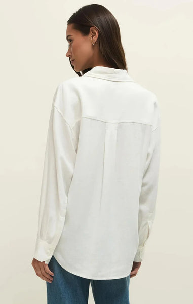 Alfie Linen Button Up