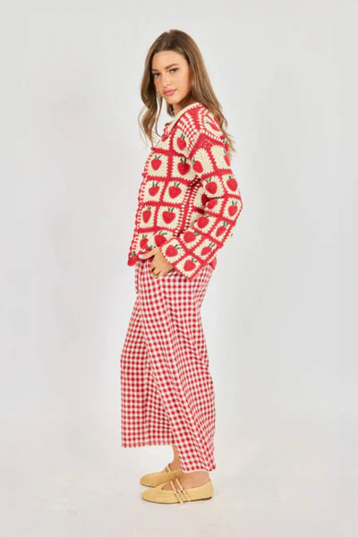 Berrylicious Crochet Cardi