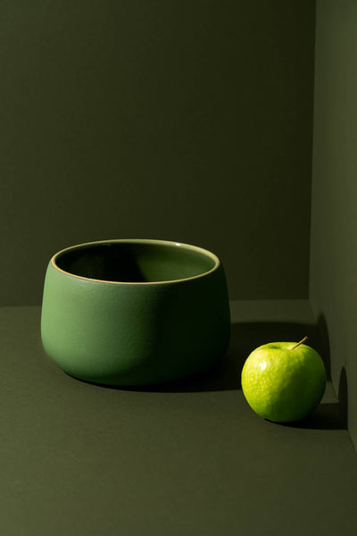 Handmade Stoneware Serving Bowl | Ewa 68 oz: Matte White
