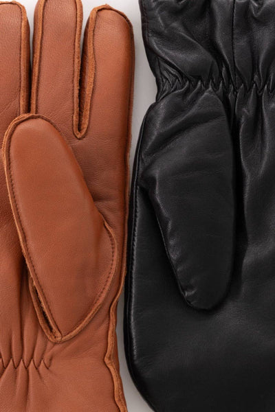 COLWOOD LEATHER GLOVES - Camel