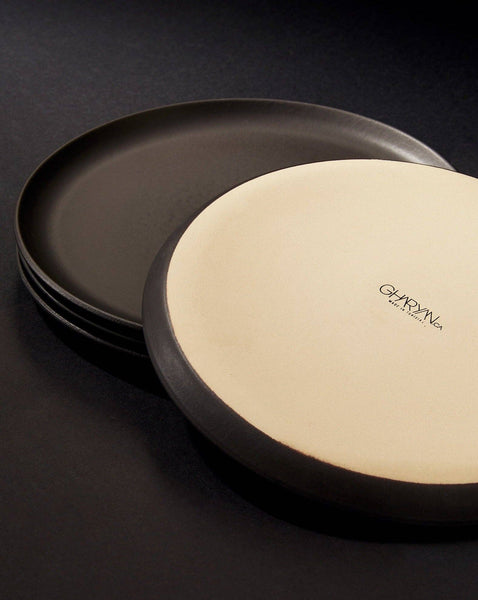Family Feast Dinnerware Set: Matte Black