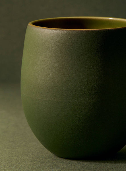 Handamde Stoneware Coffee & Tea Cup | Epa 15 oz: Matte White