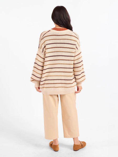 Lost Range Stripe Cardigan