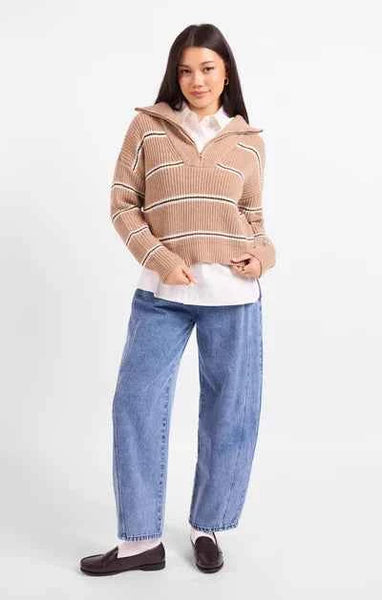 Warm Chai Quarter Zip Pullover