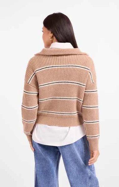 Warm Chai Quarter Zip Pullover