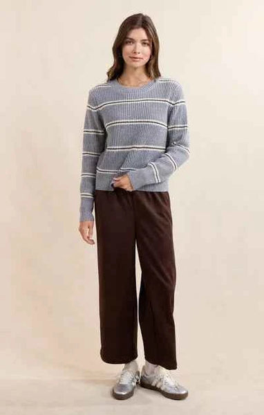 Warm Chai Stripe Sweater