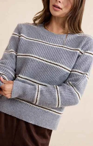 Warm Chai Stripe Sweater