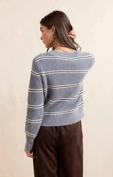 Warm Chai Stripe Sweater