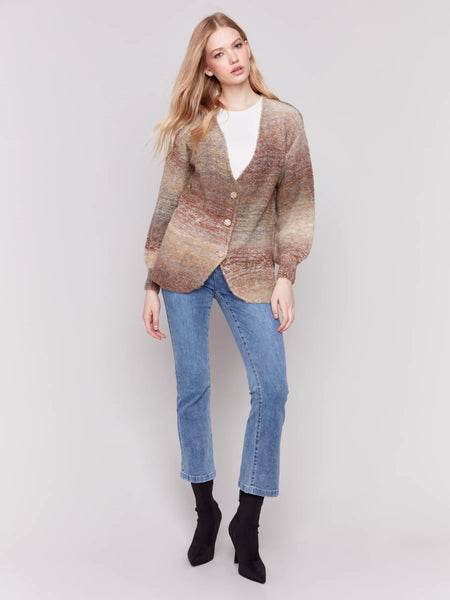 AUTUMN BOUCLE KNIT CARDIGAN