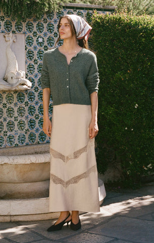 Medina Pointelle Cardigan