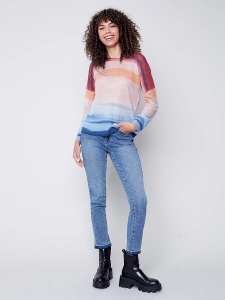 TIE DYE KNIT SWEATER