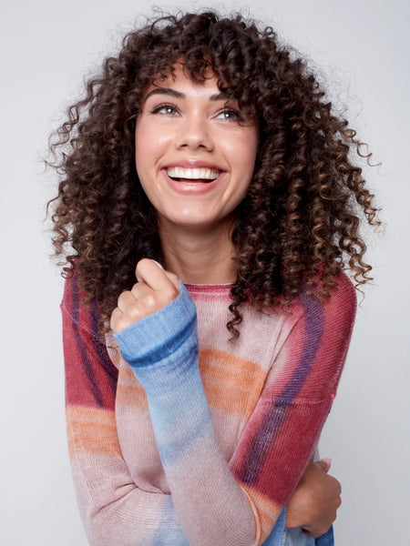 TIE DYE KNIT SWEATER