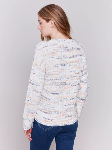 SPECKLED KNIT SWEATER