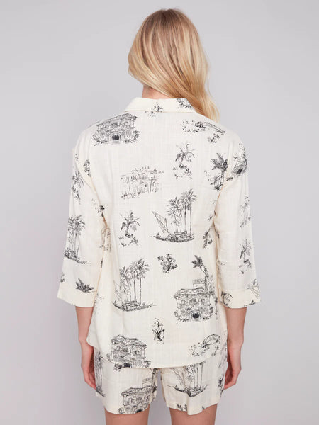 PRINTED TUNIC SHIRT